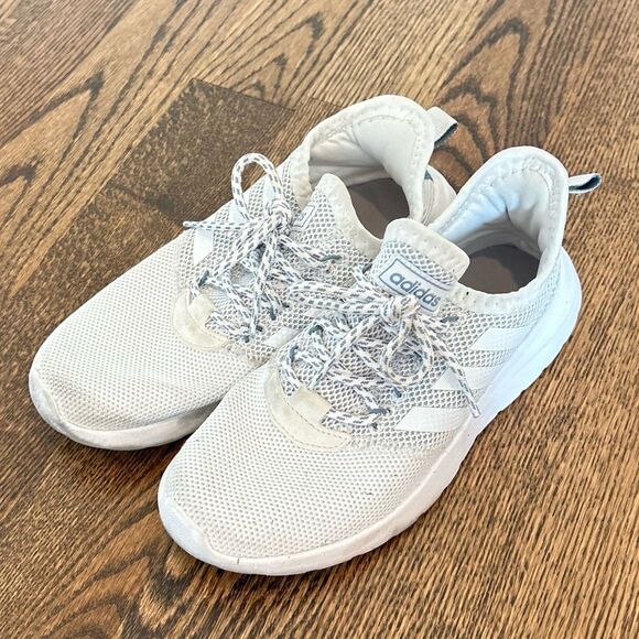 Adidas White Soft Foam Athletic Shoes - Picture 1 of 4